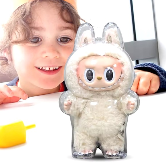 Pop Mart The Monsters Exciting Macaron Labubu Protective Cover Case Keychain - Picture 2 of 14